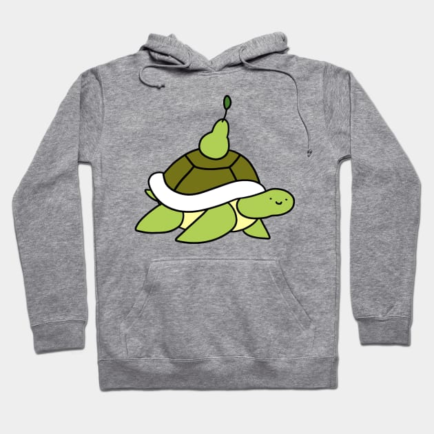 Pear Turtle Hoodie by saradaboru